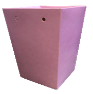 Коробка Трапеция 15*12*9см, розовый