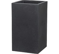Кашпо Scheurich C-Cube High (240) 38*38 h54см 26л пластик черный камень