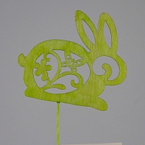 Вставка Кролик 8*h30см зеленый