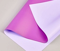 Пленка матовая 59*59см двусторонняя, перламутр, 20 листов, ярко-фиолетовый/баклажан