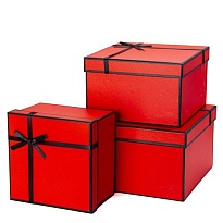 Коробка подарочная, "Кант" 25*15см, красный